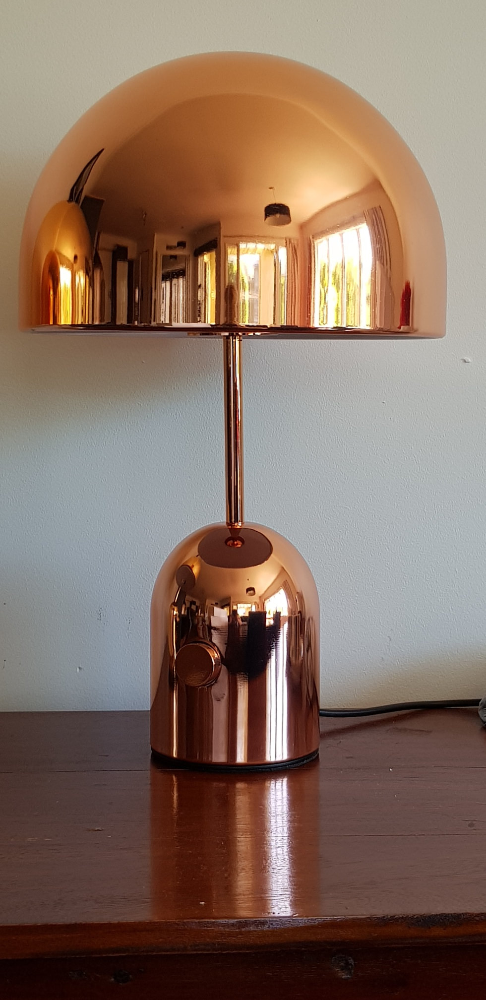 Replica Mushroom Table Lamp Copper, Copper Table Lamp Nz